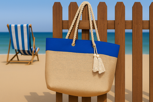 The Coastal Breeze Bag - Blue