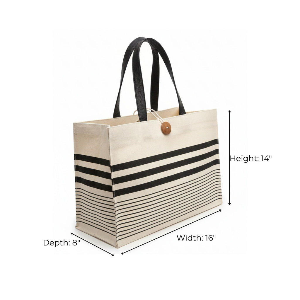 The Horizon Stripe Tote