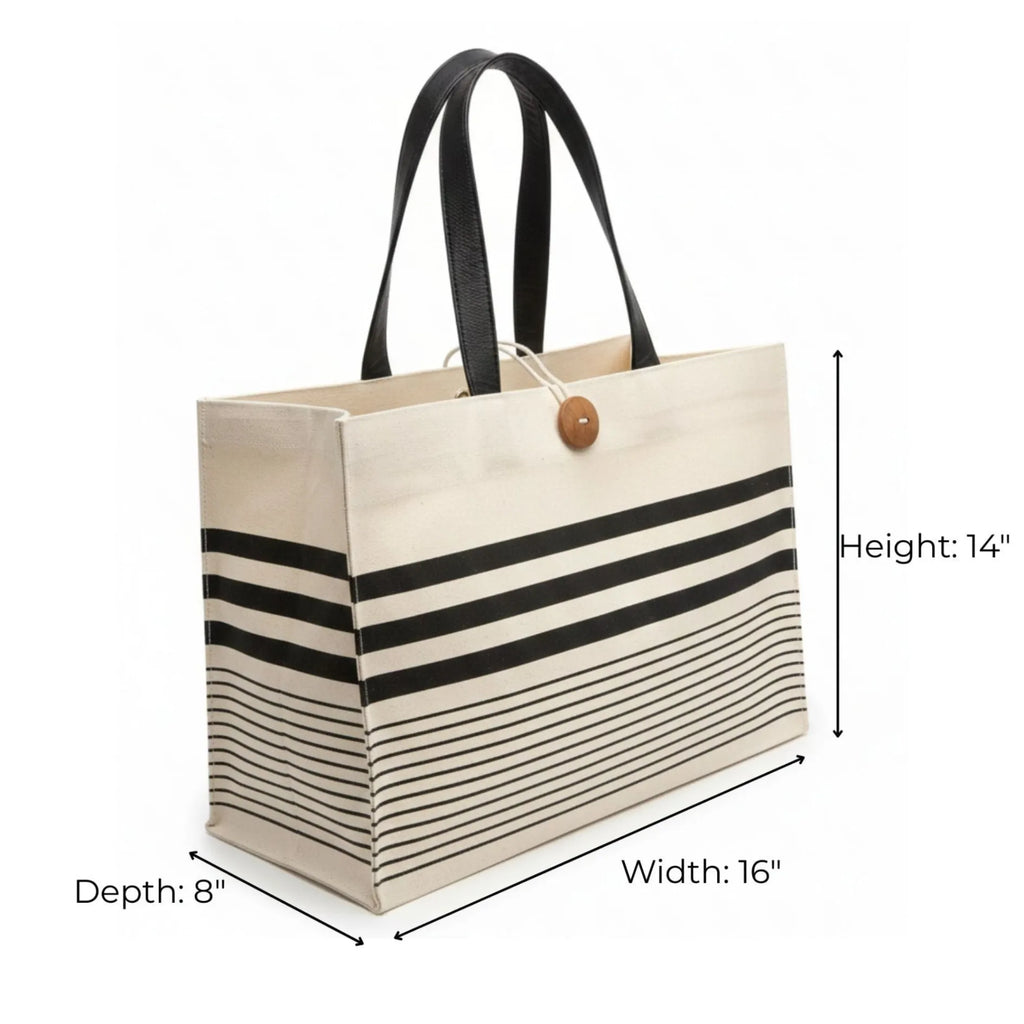 The Horizon Stripe Tote