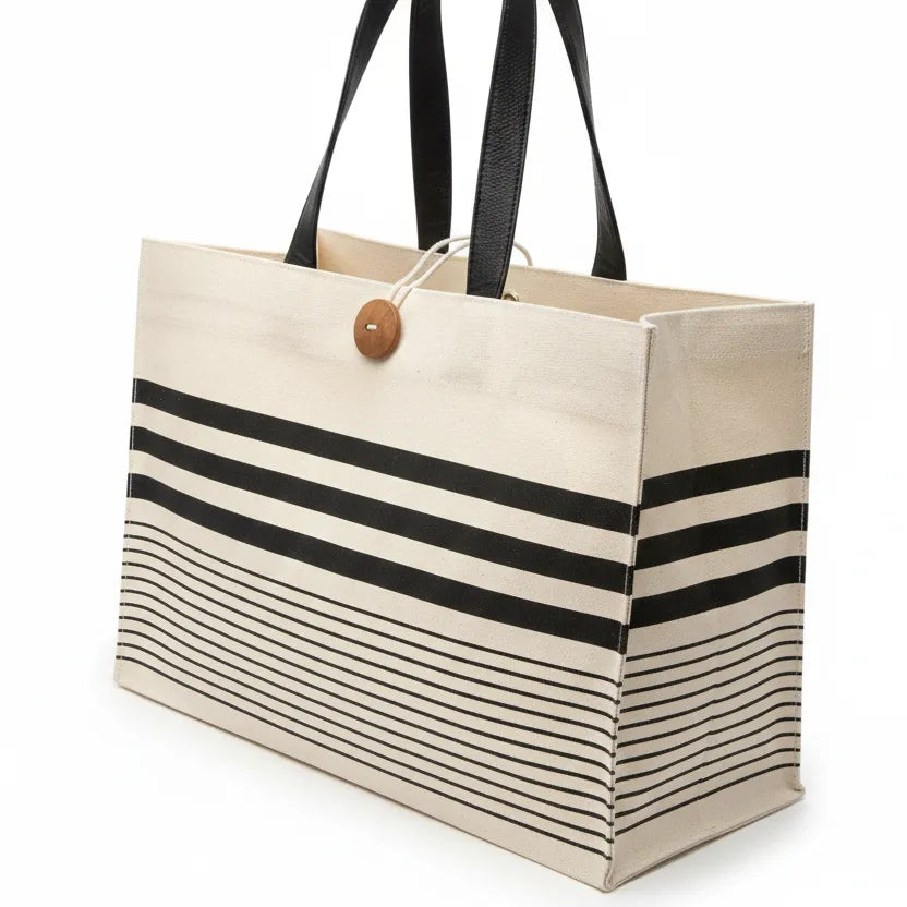 The Horizon Stripe Tote