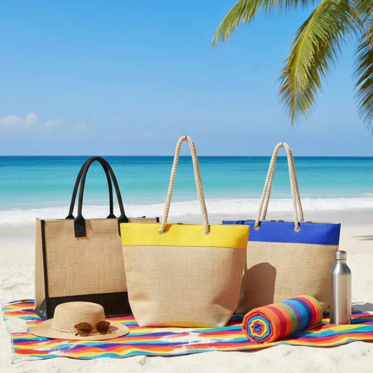Sun & Sand Family Set of 3 Totes