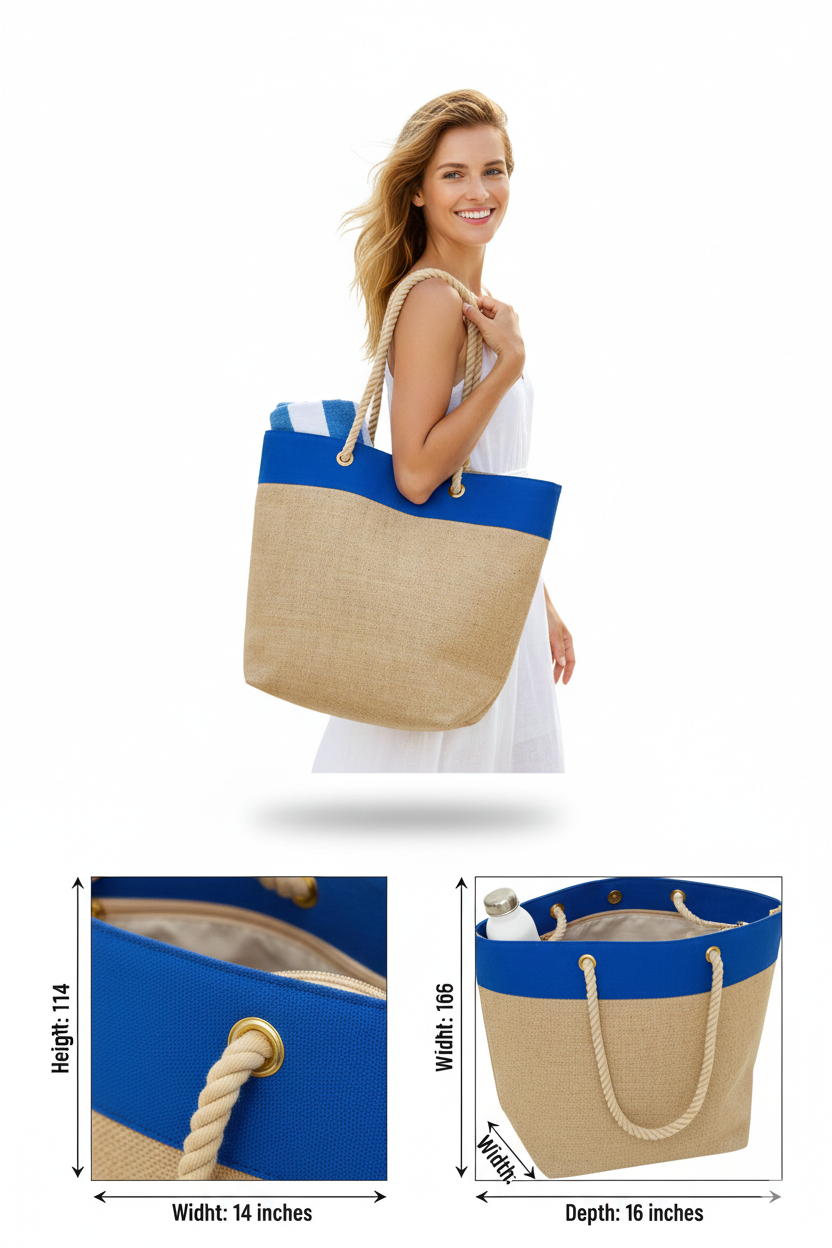 The Coastal Breeze Bag - Blue
