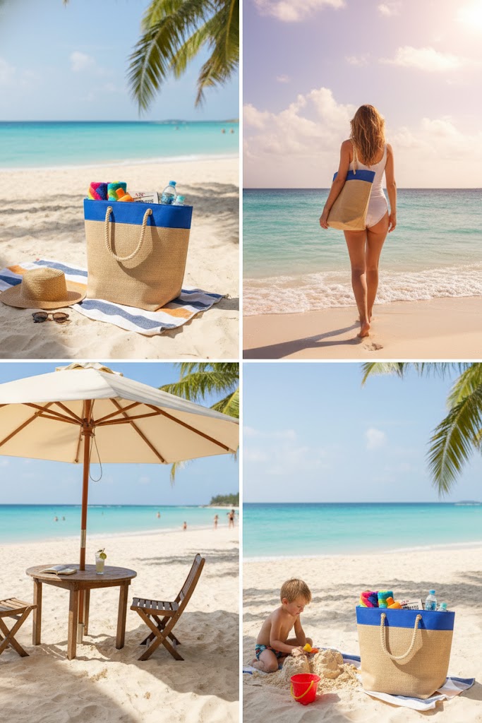 The Coastal Breeze Bag - Blue