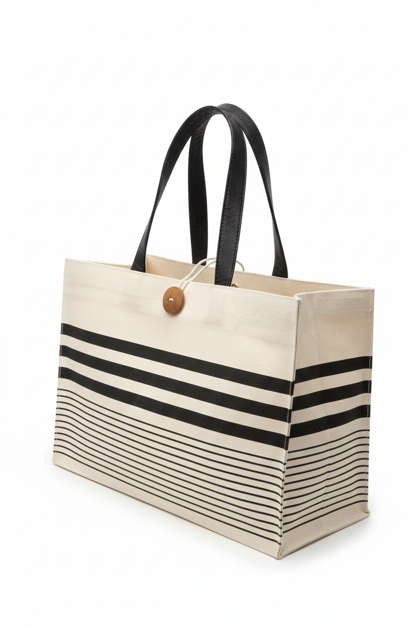 The Horizon Stripe Tote